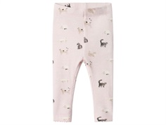 Name It leggings light violet with cat print
